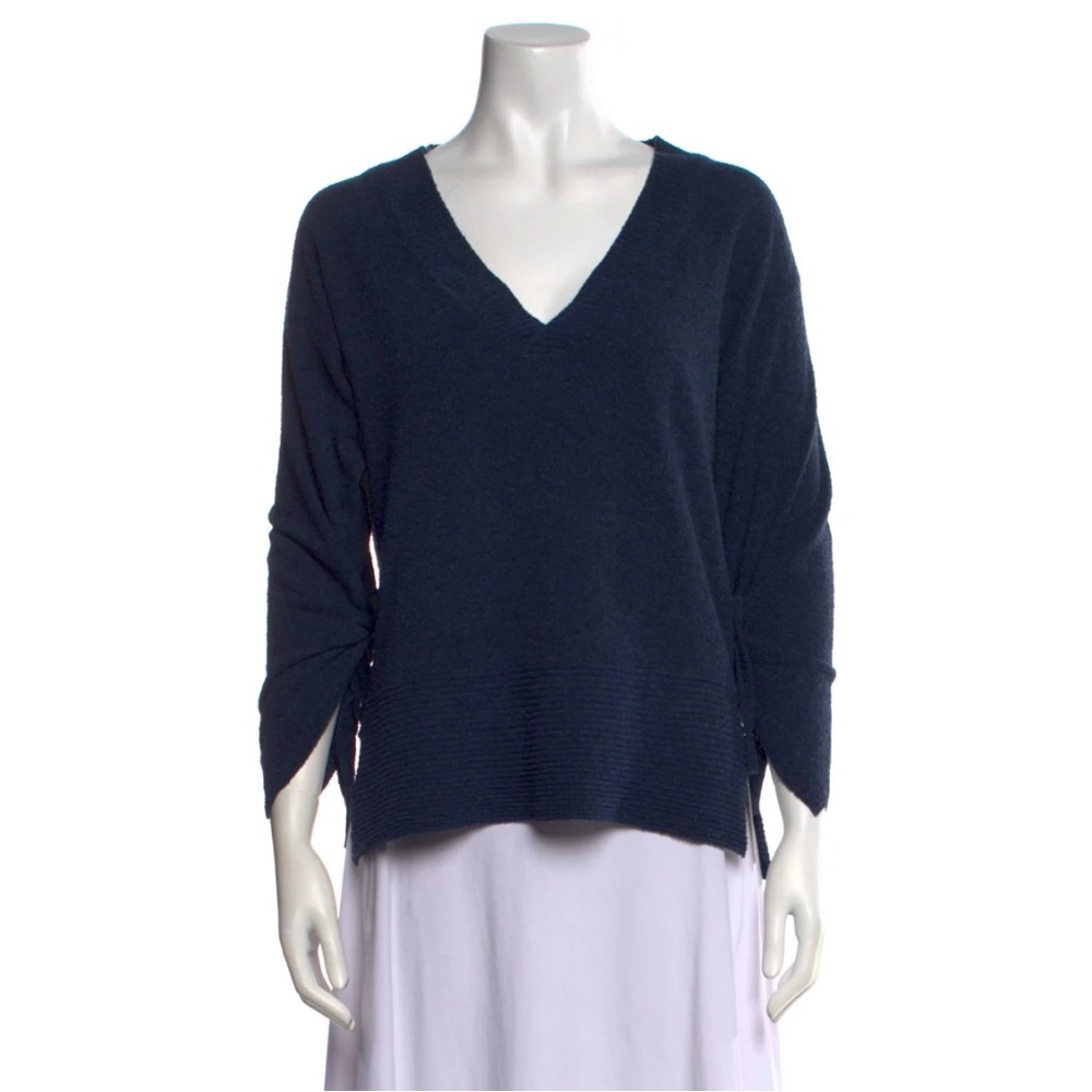 Brochu Walker Navy V-Neck Sweater